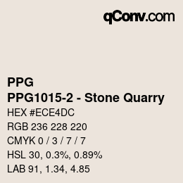 Color code: PPG - PPG1015-2 - Stone Quarry | qconv.com
