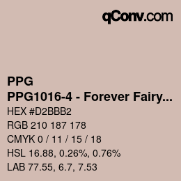 Color code: PPG - PPG1016-4 - Forever Fairytale | qconv.com