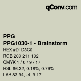 Color code: PPG - PPG1030-1 - Brainstorm | qconv.com