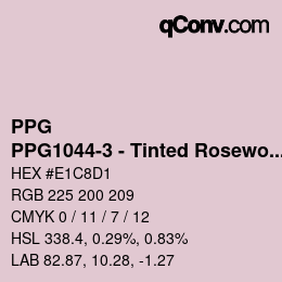 Color code: PPG - PPG1044-3 - Tinted Rosewood | qconv.com