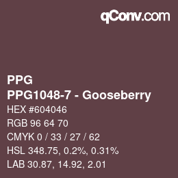 Color code: PPG - PPG1048-7 - Gooseberry | qconv.com