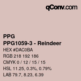 Color code: PPG - PPG1059-3 - Reindeer | qconv.com