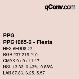 カラーコード: PPG - PPG1065-2 - Fiesta | qconv.com