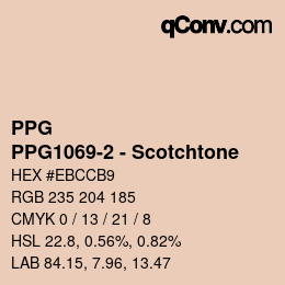 Farbcode: PPG - PPG1069-2 - Scotchtone | qconv.com