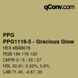 Farbcode: PPG - PPG1116-5 - Gracious Glow | qconv.com