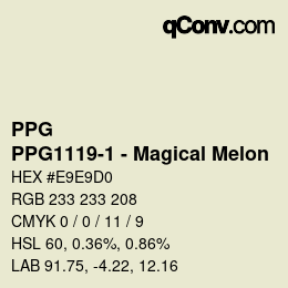 Farbcode: PPG - PPG1119-1 - Magical Melon | qconv.com