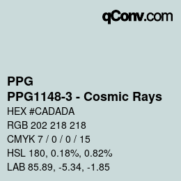 Farbcode: PPG - PPG1148-3 - Cosmic Rays | qconv.com