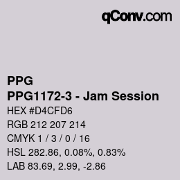 Color code: PPG - PPG1172-3 - Jam Session | qconv.com