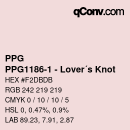 Color code: PPG - PPG1186-1 - Lover´s Knot | qconv.com