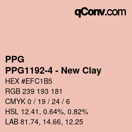 Farbcode: PPG - PPG1192-4 - New Clay | qconv.com