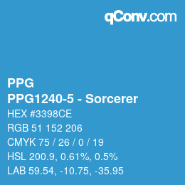 Color code: PPG - PPG1240-5 - Sorcerer | qconv.com