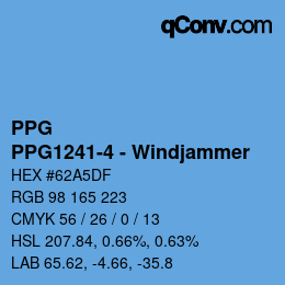 Farbcode: PPG - PPG1241-4 - Windjammer | qconv.com