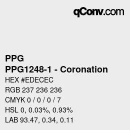 Color code: PPG - PPG1248-1 - Coronation | qconv.com