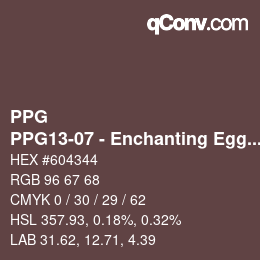 Farbcode: PPG - PPG13-07 - Enchanting Eggplant | qconv.com