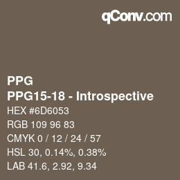 Color code: PPG - PPG15-18 - Introspective | qconv.com