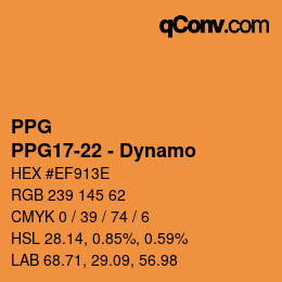 Color code: PPG - PPG17-22 - Dynamo | qconv.com