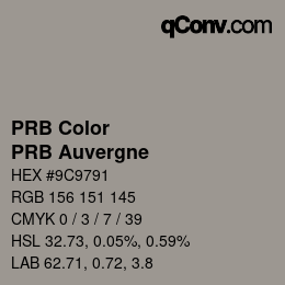 Código de color: PRB Color - PRB Auvergne | qconv.com