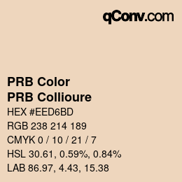 カラーコード: PRB Color - PRB Collioure | qconv.com