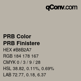 Color code: PRB Color - PRB Finistere | qconv.com