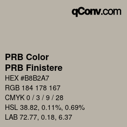 カラーコード: PRB Color - PRB Finistere | qconv.com