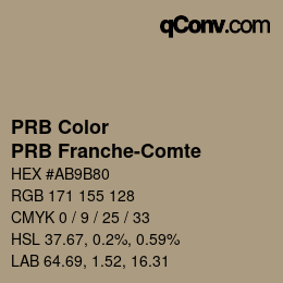 カラーコード: PRB Color - PRB Franche-Comte | qconv.com