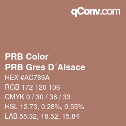 Farbcode: PRB Color - PRB Gres D´Alsace | qconv.com