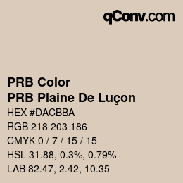 Code couleur: PRB Color - PRB Plaine De Luçon | qconv.com