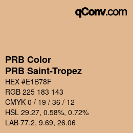 Farbcode: PRB Color - PRB Saint-Tropez | qconv.com