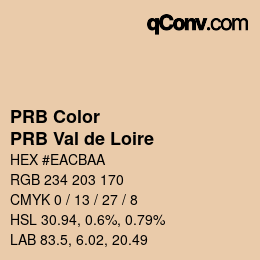 Farbcode: PRB Color - PRB Val de Loire | qconv.com