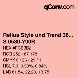 Code couleur: Relius Style und Trend 380 - S 0530-Y90R | qconv.com