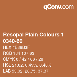 Código de color: Resopal Plain Colours 1 - 0340-60 | qconv.com