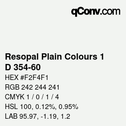 Farbcode: Resopal Plain Colours 1 - D 354-60 | qconv.com