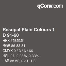 Farbcode: Resopal Plain Colours 1 - D 91-60 | qconv.com