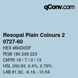 Farbcode: Resopal Plain Colours 2 - 0727-60 | qconv.com