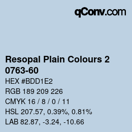 Código de color: Resopal Plain Colours 2 - 0763-60 | qconv.com