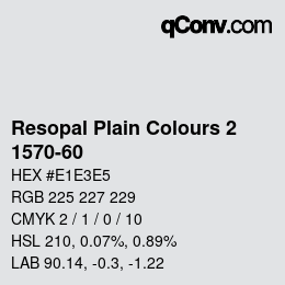 Código de color: Resopal Plain Colours 2 - 1570-60 | qconv.com