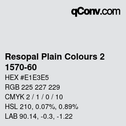 Code couleur: Resopal Plain Colours 2 - 1570-60 | qconv.com