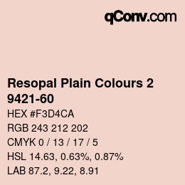 カラーコード: Resopal Plain Colours 2 - 9421-60 | qconv.com