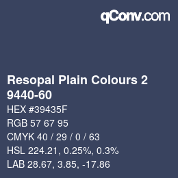 カラーコード: Resopal Plain Colours 2 - 9440-60 | qconv.com
