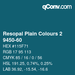 Código de color: Resopal Plain Colours 2 - 9450-60 | qconv.com