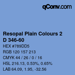 カラーコード: Resopal Plain Colours 2 - D 346-60 | qconv.com