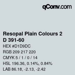 Código de color: Resopal Plain Colours 2 - D 391-60 | qconv.com