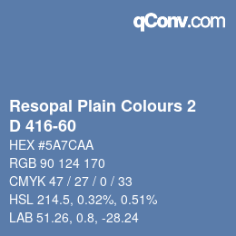 Farbcode: Resopal Plain Colours 2 - D 416-60 | qconv.com