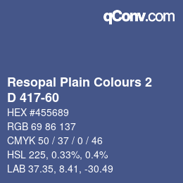 カラーコード: Resopal Plain Colours 2 - D 417-60 | qconv.com