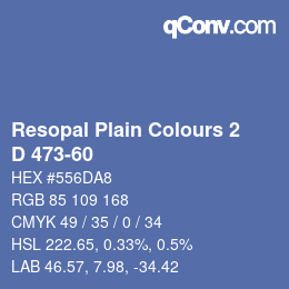 Código de color: Resopal Plain Colours 2 - D 473-60 | qconv.com