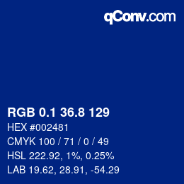 Color code: RGB 0.1 36.8 129 | qconv.com