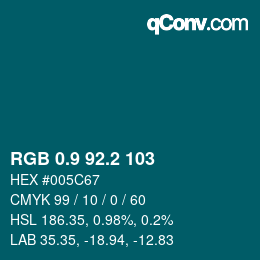 Color code: RGB 0.9 92.2 103 | qconv.com
