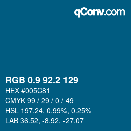 Color code: RGB 0.9 92.2 129 | qconv.com