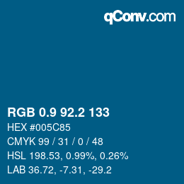 Color code: RGB 0.9 92.2 133 | qconv.com