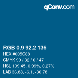 Color code: RGB 0.9 92.2 136 | qconv.com